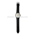 Arab index dial simple design leather strap unisex watches